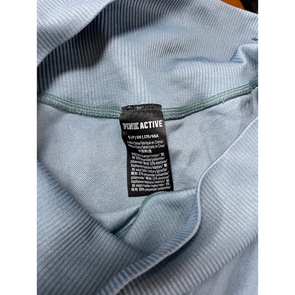 Women's Set PINK Active Sports Bra & Leggings S Teal Green - Picture 3 of 4